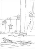 coloring page Lars the little polar bear
